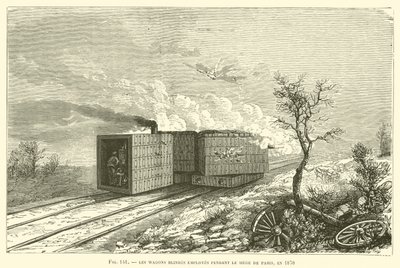 Sokeat vaunut Pariisin piirityksen aikana vuonna 1870 (kaiverrus) tekijältä French School