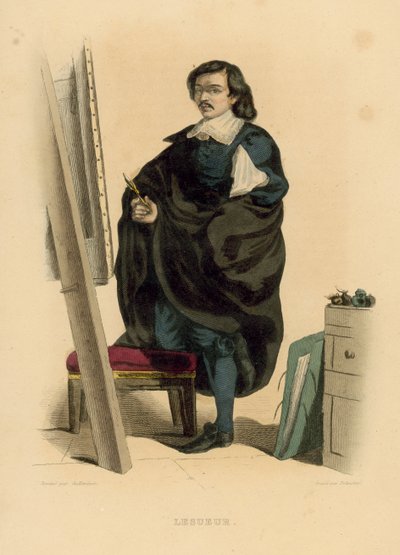 Lesueur (värillinen kaiverrus) tekijältä French School