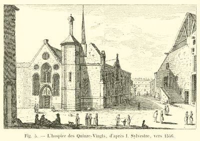 Quinze-Vingts-sairaala, I Sylvestren jälkeen, noin 1546 tekijältä French School