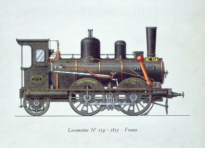 Veturi nro 154, 1855 tekijältä French School