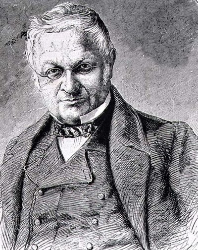 Louis-Adolphe Thiers (1797-1877) Ranskan valtiomies, historioitsija ja toimittaja (kaiverrus) tekijältä French School