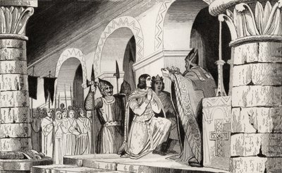 Ludvig III (863-82) ja Carloman (865-84) kruunattiin yhdessä Colartin "Histoire de Francesta", julkaistu noin 1840 tekijältä French School