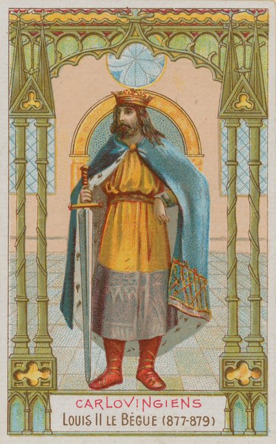 Ludvig II, Ranskan Karolingien kuningas 877-879 tekijältä French School