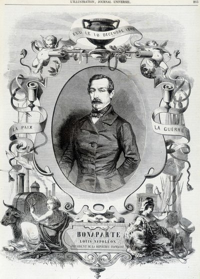 Louis Napoleon Bonaparte (Louis-Napoleon III), Ranskan tasavallan presidentti - Ill. tekijältä French School