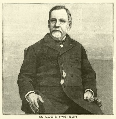 Louis Pasteur, ranskalainen mikrobiologi (kaiverrus) tekijältä French School