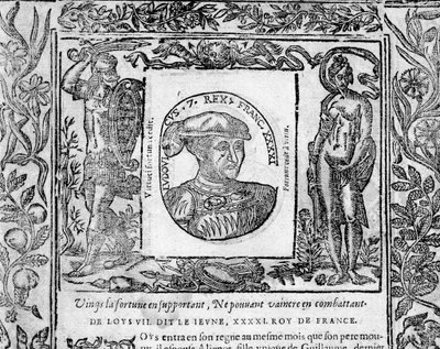 Louis VII nuori tekijältä French School