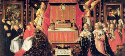 Ludvig XIII (1601-43) Anna Itävalta (1601-66) Infanta Espanjasta ja Gaston de France (1608-60) Orléansin herttua ennen pyhää sakramenttia tekijältä French School