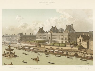 Louvre Louis XV:n aikana, 1739 tekijältä French School