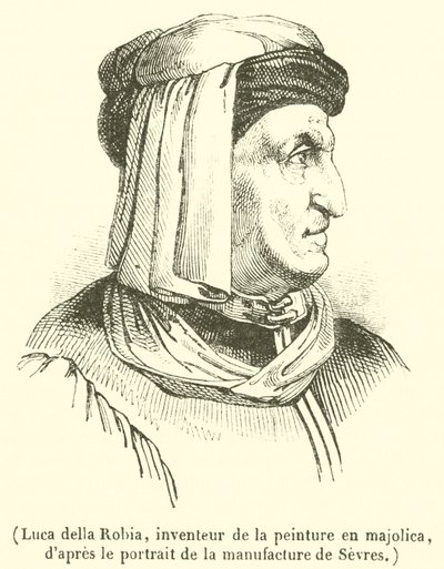 Luca della Robia, majolikamaalauksen (kaiverrus) keksijä tekijältä French School