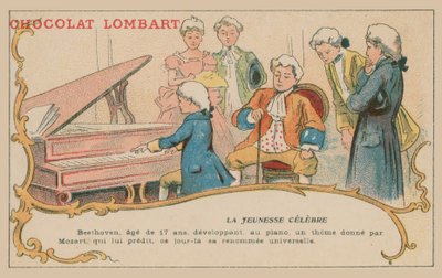 Ludwig van Beethoven soitti pianoa 17-vuotiaana tekijältä French School