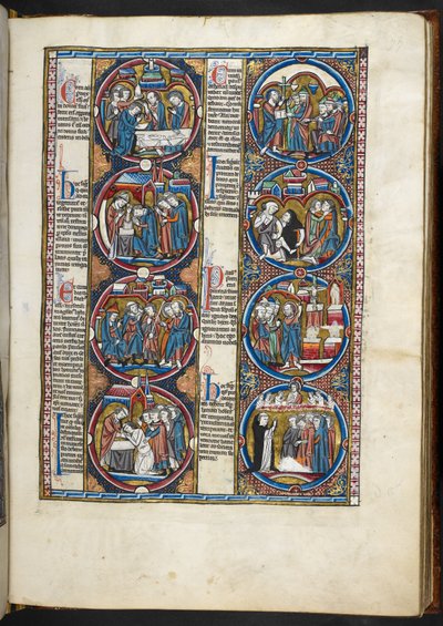 NEITI. Harley 1527, f.77r, miniatyyri Raamatun moraliséesta (vellum) tekijältä French School