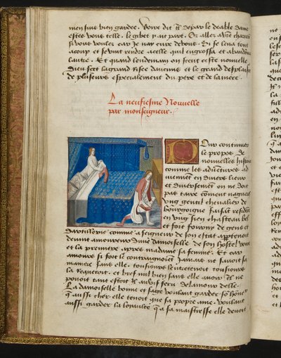 MS Hunter 252 020v sivu sadasta uudesta uutisesta, c.1461-62 tekijältä French School
