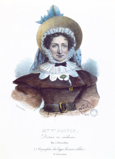 Madame Boivin (1783-1841) kirjasta kuuluisista naisista, 1833 tekijältä French School