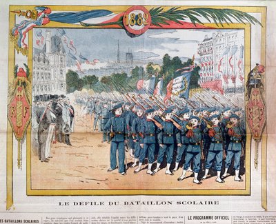 Koulupataljoonien marssi 14. heinäkuuta 1882 tekijältä French School