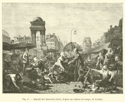 Marssi viattomien, 1810, Tardieun silloisesta maalauksesta tekijältä French School