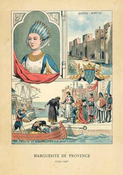 Marguerite de Provence tekijältä French School