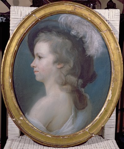 Marie Anne Paulze (1758-1836) nuorena tyttönä tekijältä French School