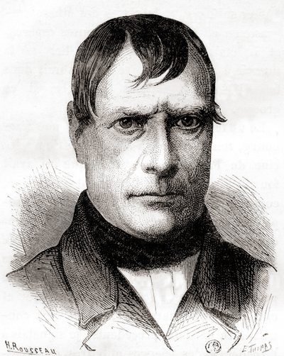 Marie Jean Pierre Flourens, "Les Merveilles de la Science", julkaistu n. 1870 (litho) tekijältä French School