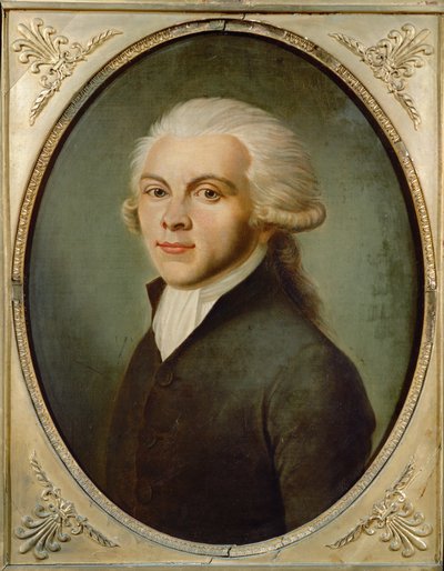 Maximilien Robespierre, maalattu noin vuonna 1793. tekijältä French School