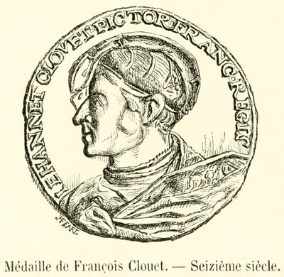 Francois Clouetin mitali, 1500-luku (kaiverrus) tekijältä French School