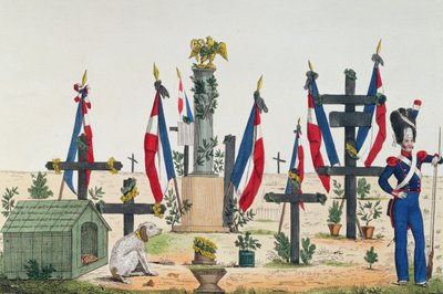Medor, uskollinen Louvren koira, noin 1831 tekijältä French School
