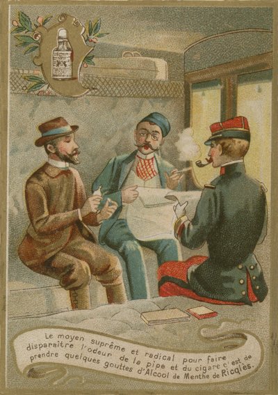 Menthe de Ricqles, kauppakortti tekijältä French School