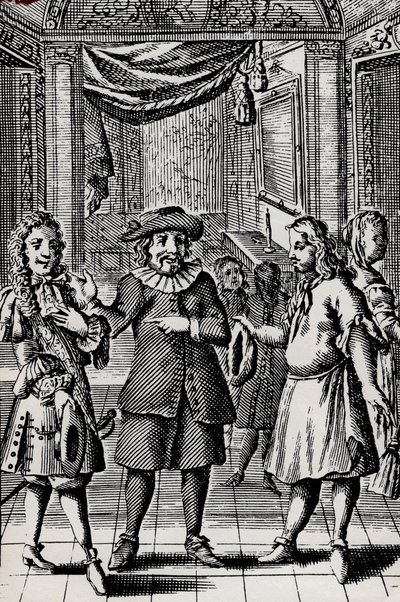 Miser, kaiverrus Molieren teoksesta, Jean-Baptiste Poquelinin (1622-1673) salanimi - Moliere L