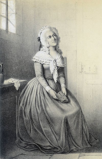 Mme Elisabeth Albert Maurinin "Ranskan vallankumouksen historiallisessa galleriassa". tekijältä French School