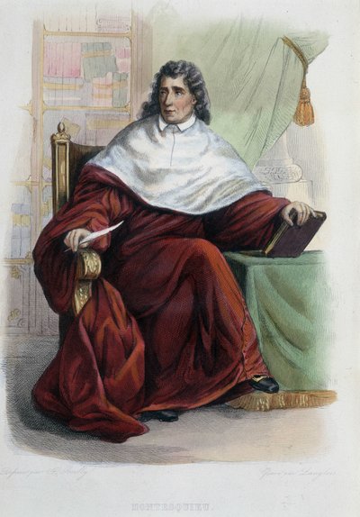 Montesquieu - toim. Mennechetissä, "" Le Plutarque francais "" tekijältä French School