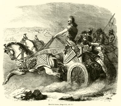 Mort de Josias (kaiverrus) tekijältä French School