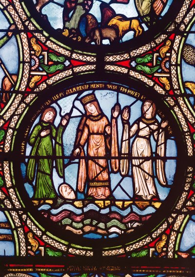 Mooses pelastettu vedestä, 1100-1300-luku tekijältä French School