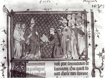 Ms.Fr. 5716 f.2 Jean dAntioch ennen Martin IV:tä, St. Louisin elämä ja ihmeet, n. 1330-1340 tekijältä French School