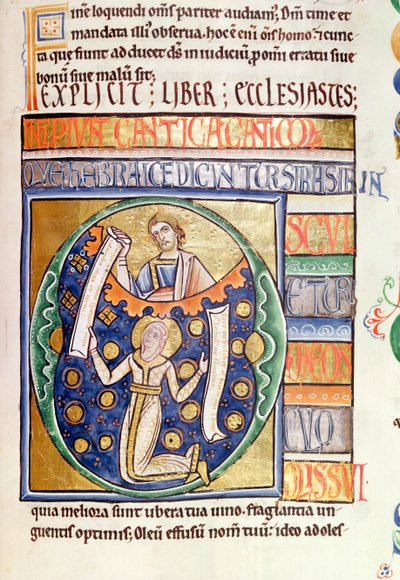 Ms 1 fol.235 The Book of Ecclesiastes, Souvignyn Raamatusta tekijältä French School
