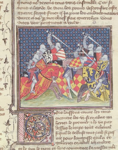 Ms 3480 Knights in Battle, Livre de Messire Lancelot du Lacista tekijältä French School