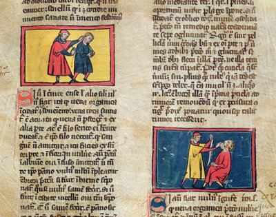 Ms H 89 lääkärit ja potilaat Rogier de Salernen kirjasta Book of Surgery tekijältä French School
