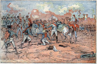 Napoleon I, haavat Regensburgin edessä tekijältä French School
