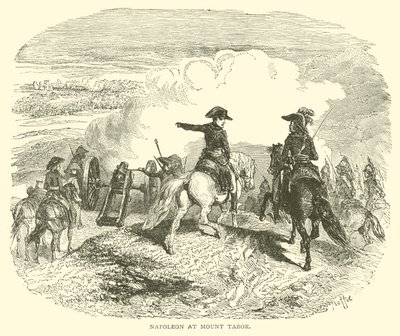 Napoleon Tabor-vuorella (kaiverrus) tekijältä French School