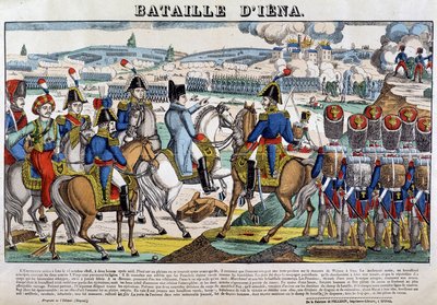 Napoleon Jenan taistelussa (13.10.1806) - kuva Epinalista tekijältä French School