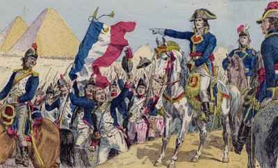 Napoleon Pyramidien taistelussa, Egypti tekijältä French School