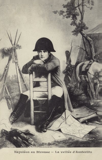 Napoleon Bivouacissa tekijältä French School