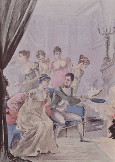 Napoleon Marie Louisessa tekijältä French School