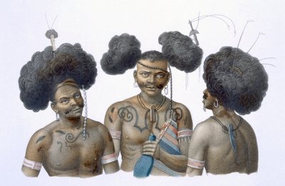 Uuden-Guinean alkuasukkaat, 1826 tekijältä French School