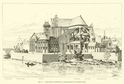 Notre-Dame ja piispakunta 1300-luvun alussa tekijältä French School