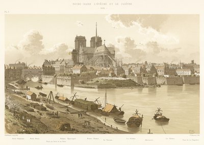 Notre-Dame lEveche ja luostari, 1595 tekijältä French School