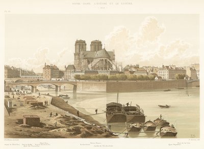 Notre-Dame lEveche ja luostari, 1830 tekijältä French School