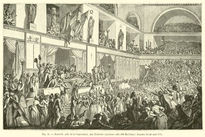Uusi kongressihalli, Tuileries, entinen konehuone, 20. toukokuuta 1795 tekijältä French School