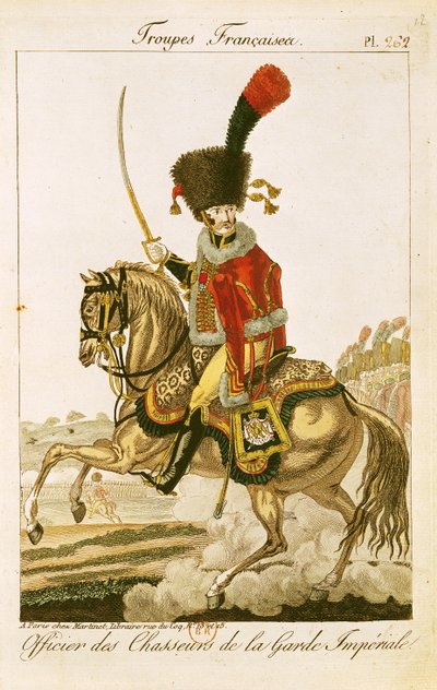 Keisarillisen kaartin husaarien upseeri ensimmäisen imperiumin aikana tekijältä French School