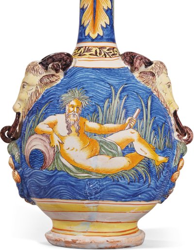 Yksi kahdesta kurpitsasta, Nevers, n. 1680-1700 tekijältä French School