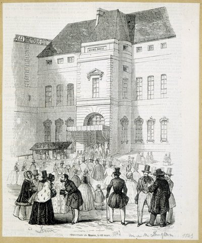 Musee Royalin (Musee du Louvre) avajaiset 15. maaliskuuta tekijältä French School