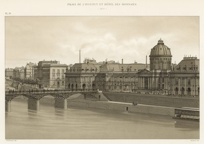Instituutin palatsi ja Hotel des Monnaies, 1877 tekijältä French School